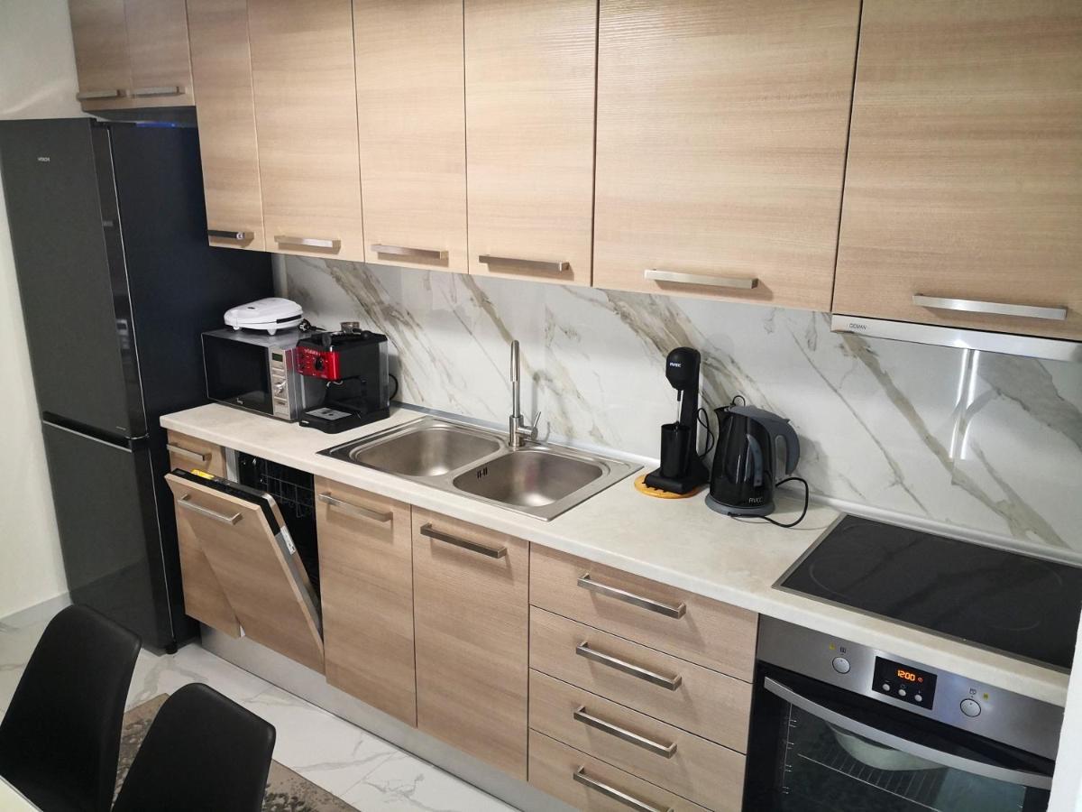 Cozy Sea View Apartment In Paralia 外观 照片